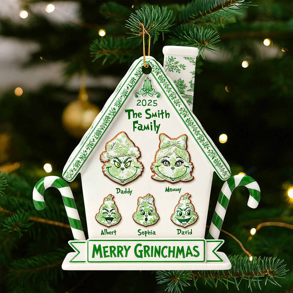 Whimsical Family Christmas Ornament – Personalized Gifts For Family 02Pgqn150925 - Image 2