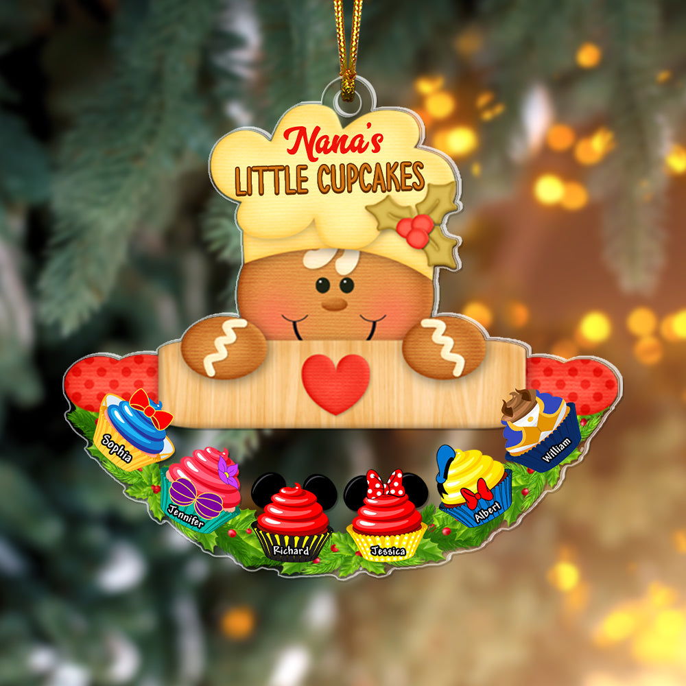 Personalized Gifts For Grandma, Sweet Cupcake Christmas Ornament 04Naqn270924 - Image 2