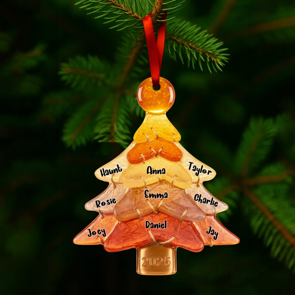 Family Tree Ornament - Personalized Gifts For Family 05Tglu151025 - Image 3