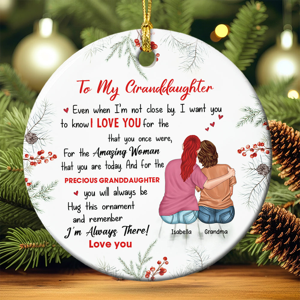 Personalized Gifts For Granddaughter Christmas Ornament 01Acdt011024Tm