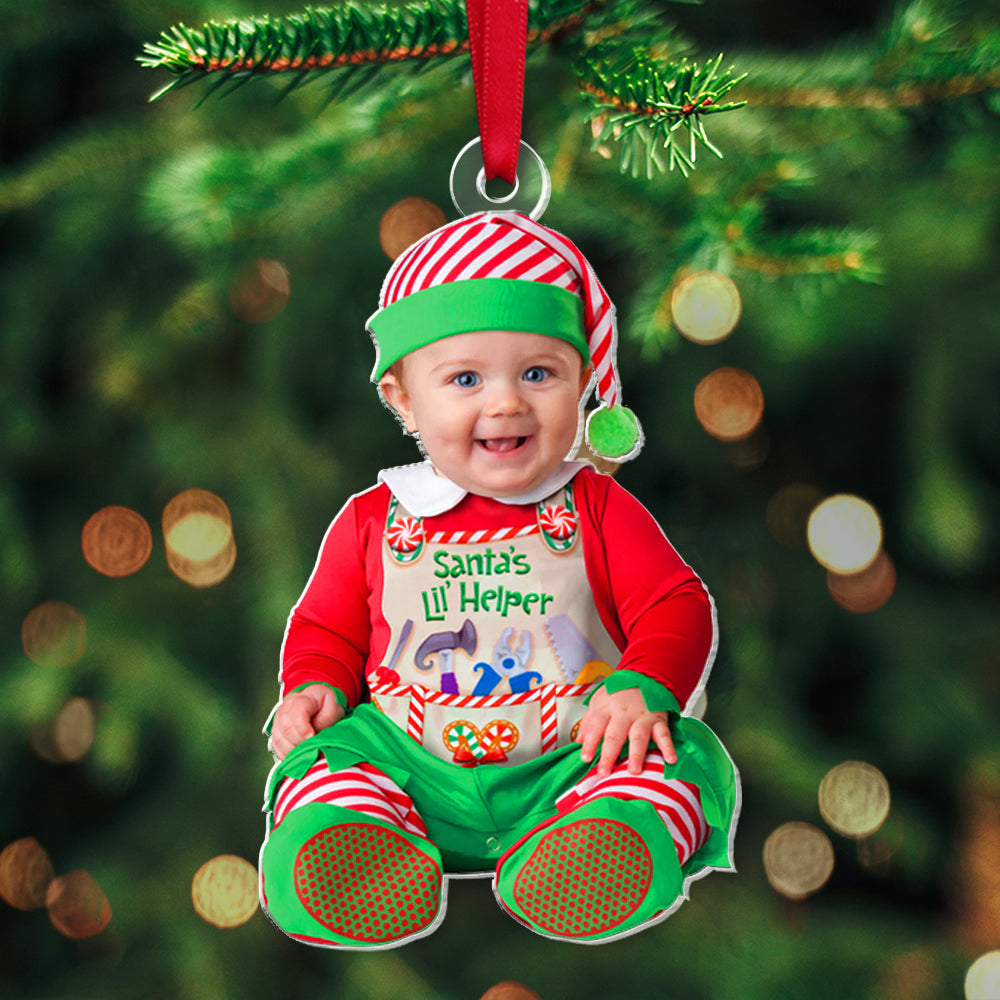 Funny Custom Face For Kids 03Hutn260824 Personalized Christmas Ornament - Image 3