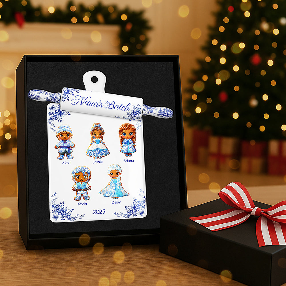 Grandma Toile De Jouy Ornament - Personalized Gifts For Grandma Christmas Ornament 02Pgta150925 - Image 3