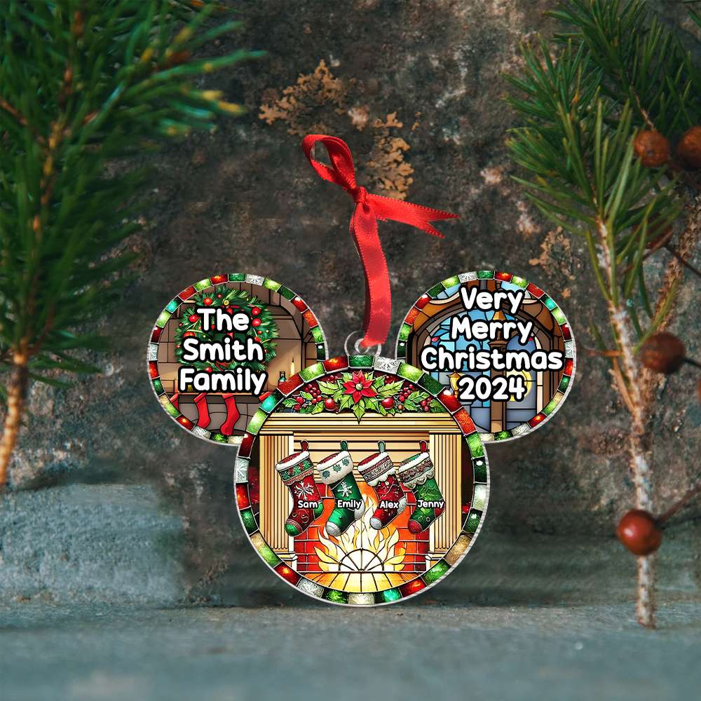 Personalized Christmas Gifts For Family Ornament Acrylic 03Xqmh280924 - Image 2