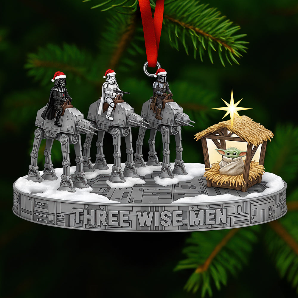 Fun Cosmic Christmas Three Wise Men Ornament - Gifts For Movie Fans 01Qhqn101025 - Image 3