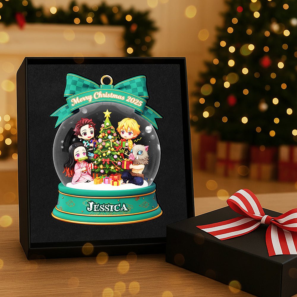 Personalized Gifts For Christmas, Darkness Hunter Custom Shape Acrylic Ornament 02Pgta041025 - Image 3
