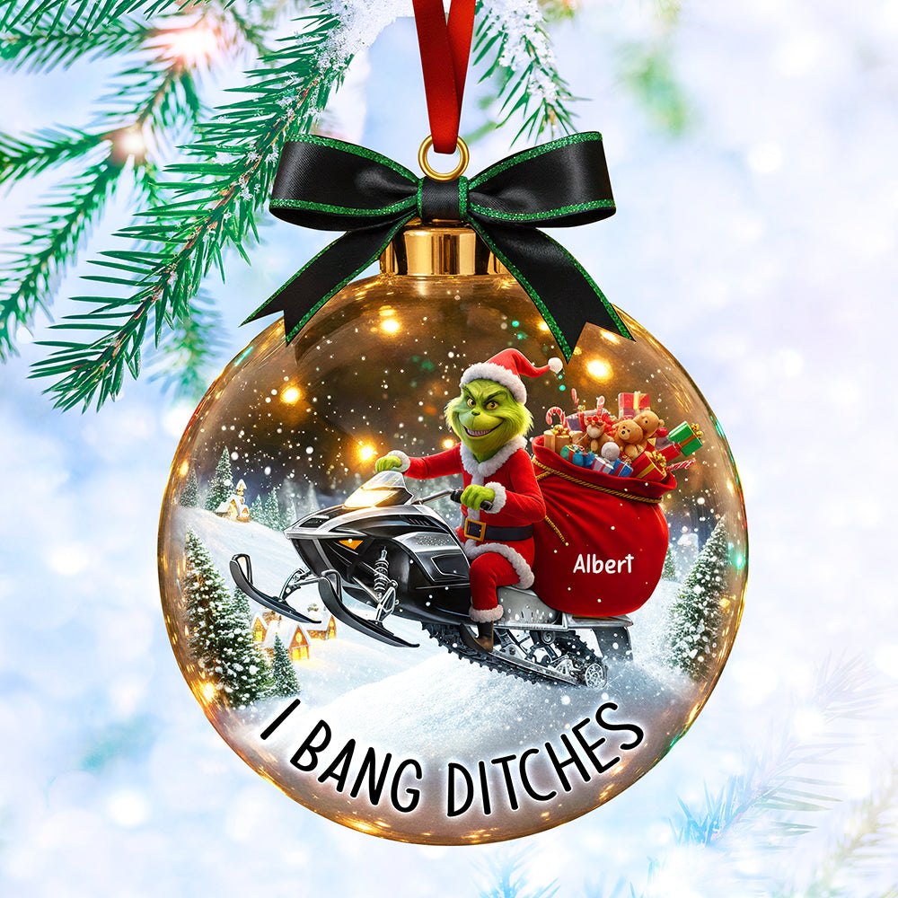 Snowmobile Adventure Christmas Ornament - Personalized Gifts For Fans 03Paqn250925 - Image 3