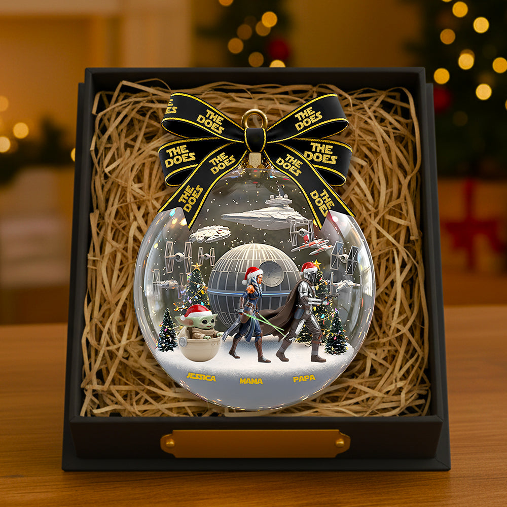 Family Walking Together Christmas Ornament Personalized Gifts For Family 01Qhdt021025