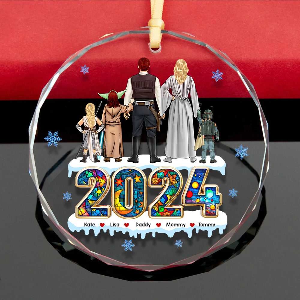 Galaxy Family Ornament - Personalized Gifts For Family - Image 3