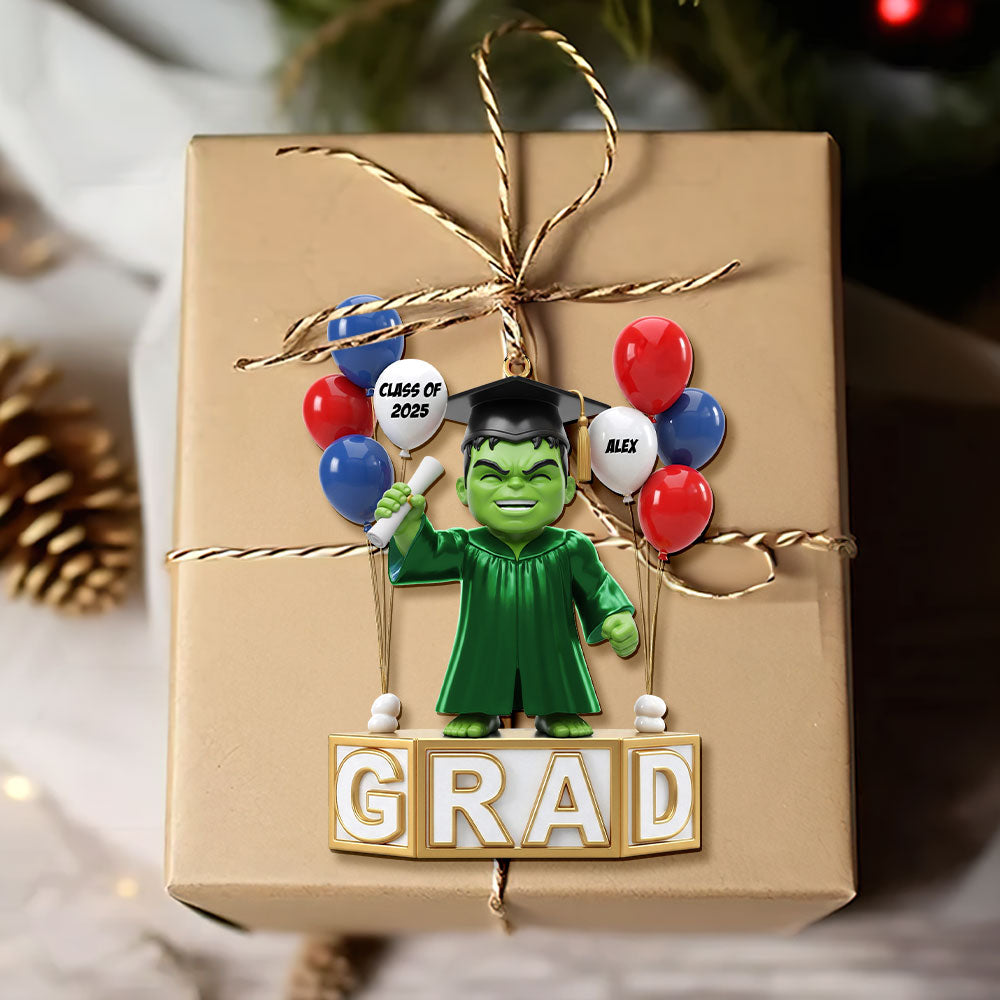 Celebrate Your Achievement! Personalized Graduation Christmas Ornament - Perfect Gift For Graduates, Friends & Family