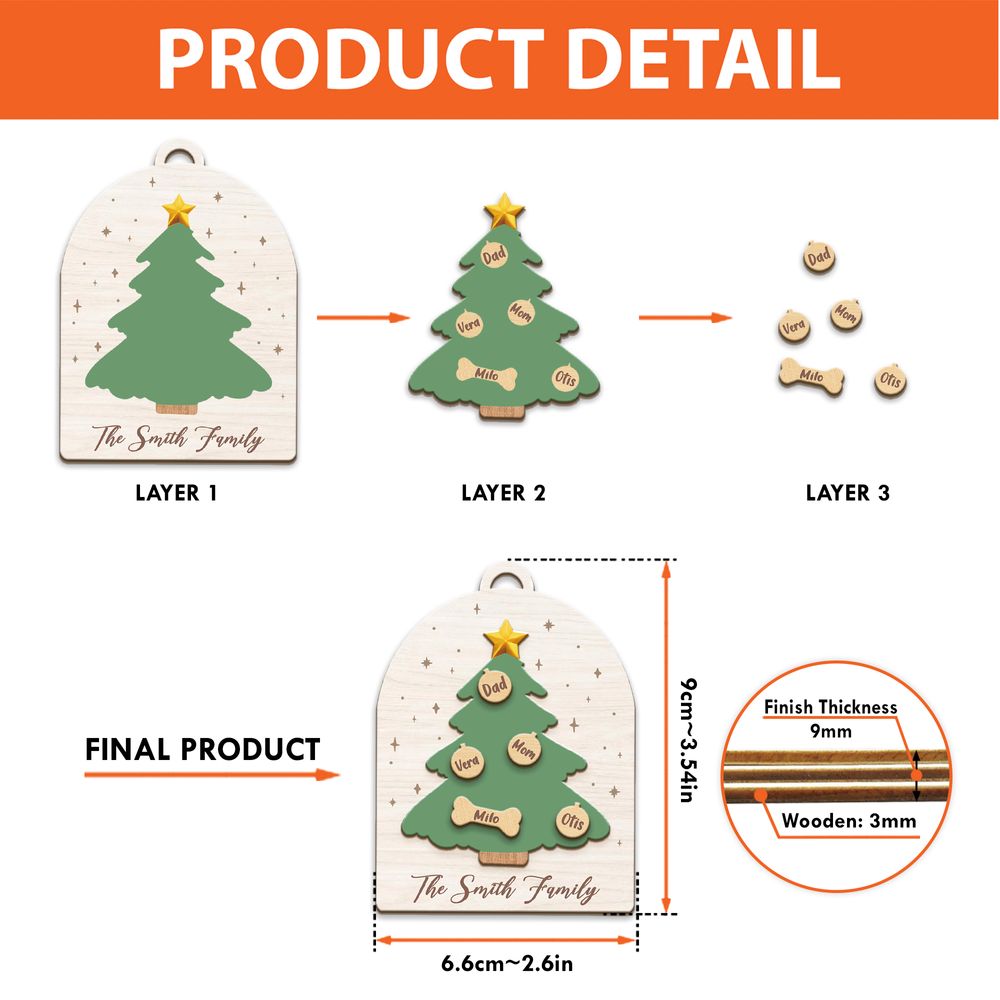 Funny Gifts For Christmas Lovers Ornament 50Acxx280824 Just Waiting For Christmas - Image 4