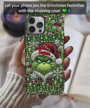 Grinch Merry Grinchmas - Personalized Stole Christmas Full Print Phone Case