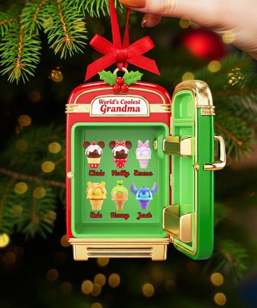 World'S Coolest Grandma Christmas Ornament - Personalized Gift For Grandma