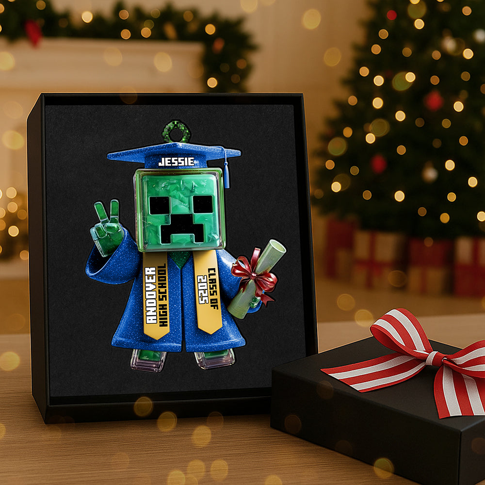 Celebrate Your Achievement! - Personalized Graduation Ornament - Custom Gift For Graduates, Friends, And Family - Image 3
