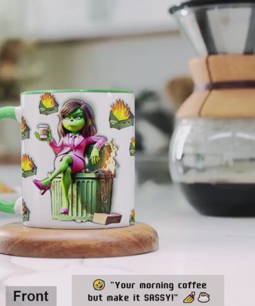 Grinch Shit Show Supervisor - Personalized Stole Christmas Accent Mug