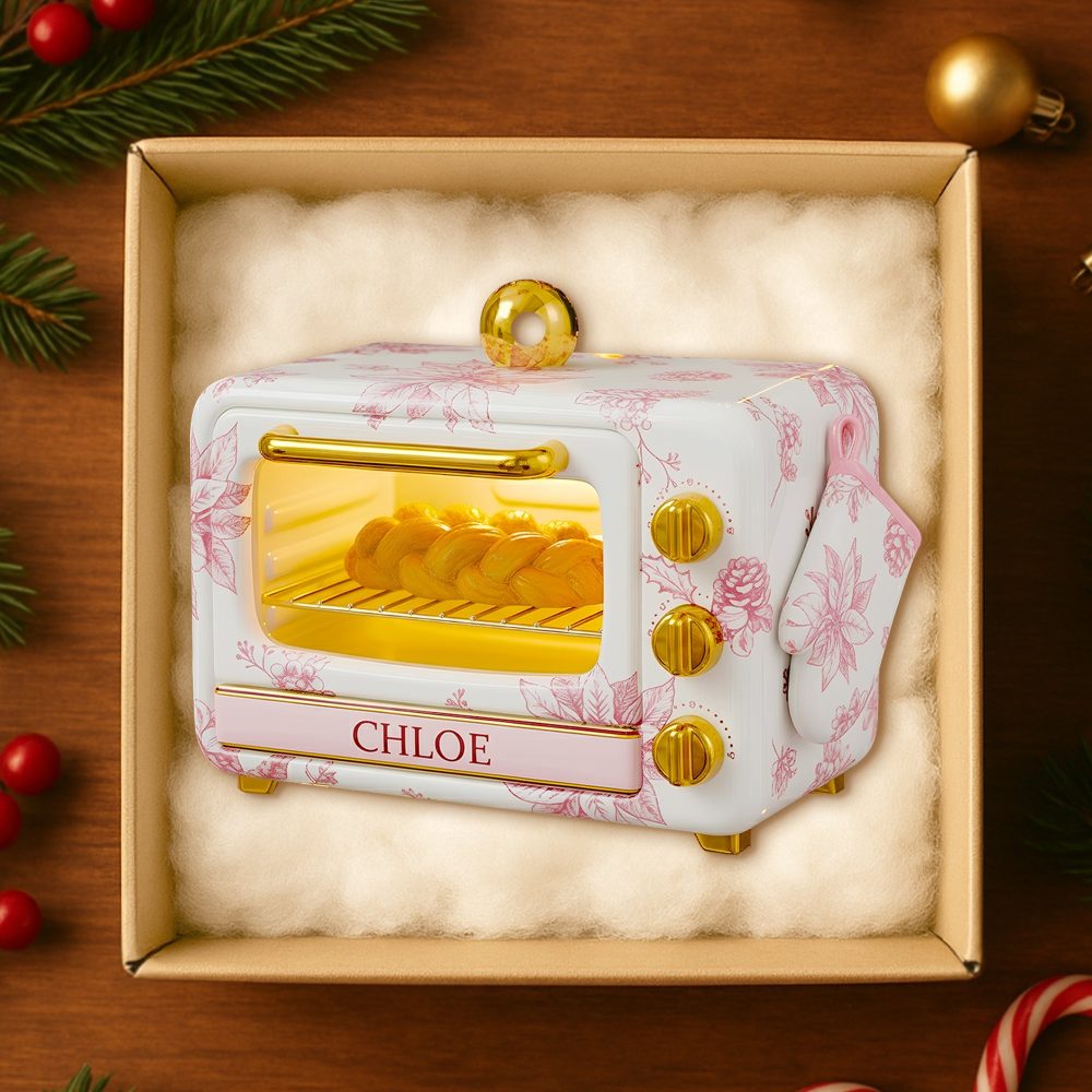 Bake The Joy! Personalized Baking Oven Ornament - Perfect Gift For Bakers - Image 4