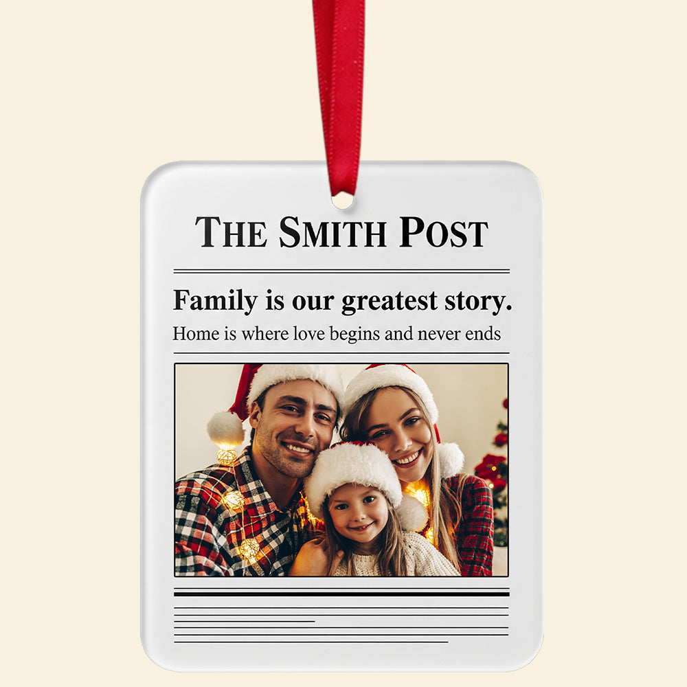 Personalized Gifts For Family Christmas Ornament 02Hytn150925 - Image 3