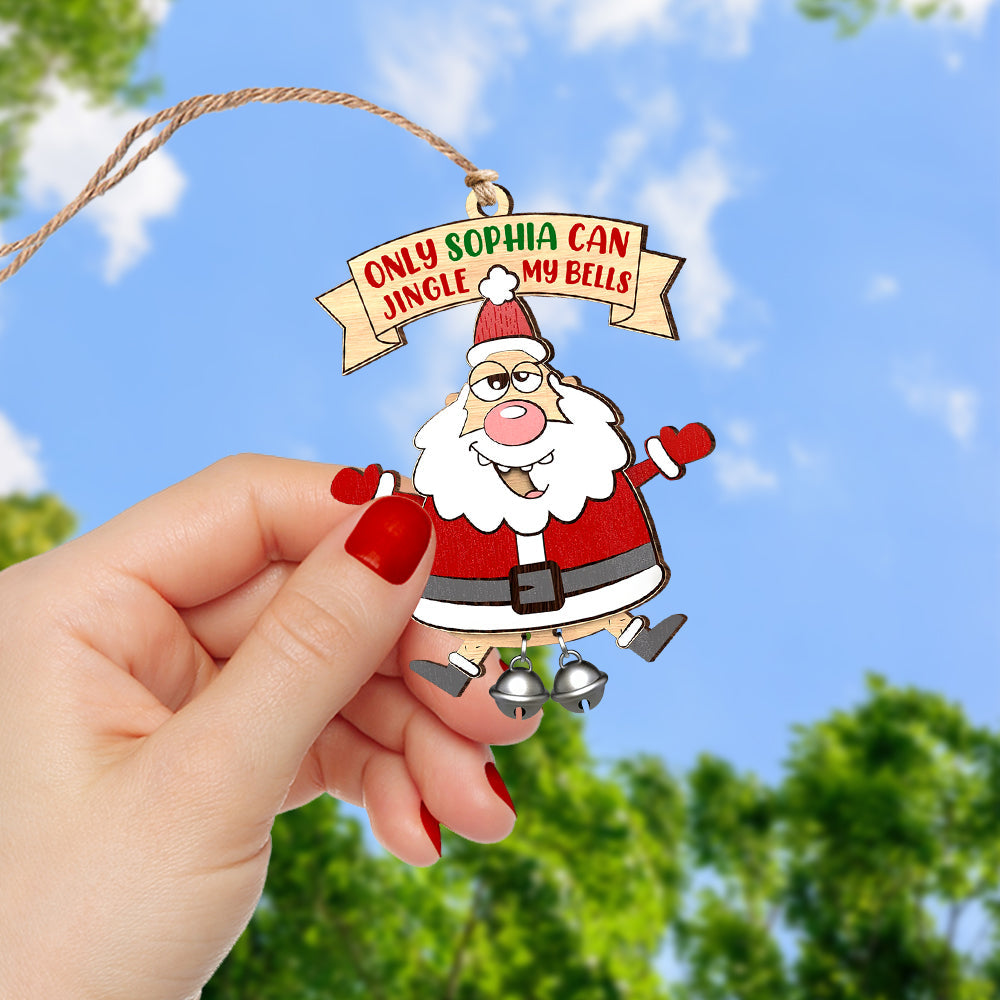 Personalized Gifts For Christmas Ornament Naughty Santa 06Acqn180924 - Image 3