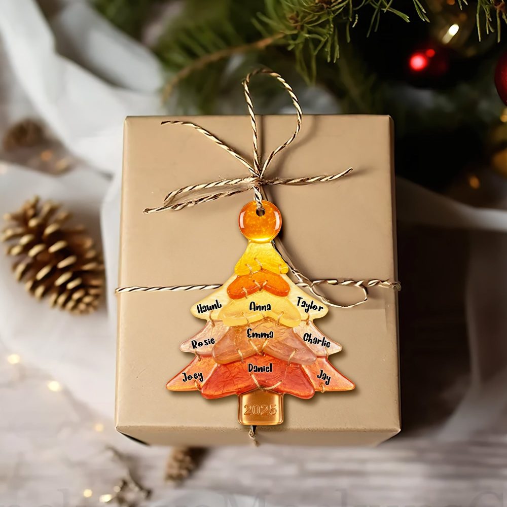 Family Tree Ornament - Personalized Gifts For Family 05Tglu151025 - Image 4