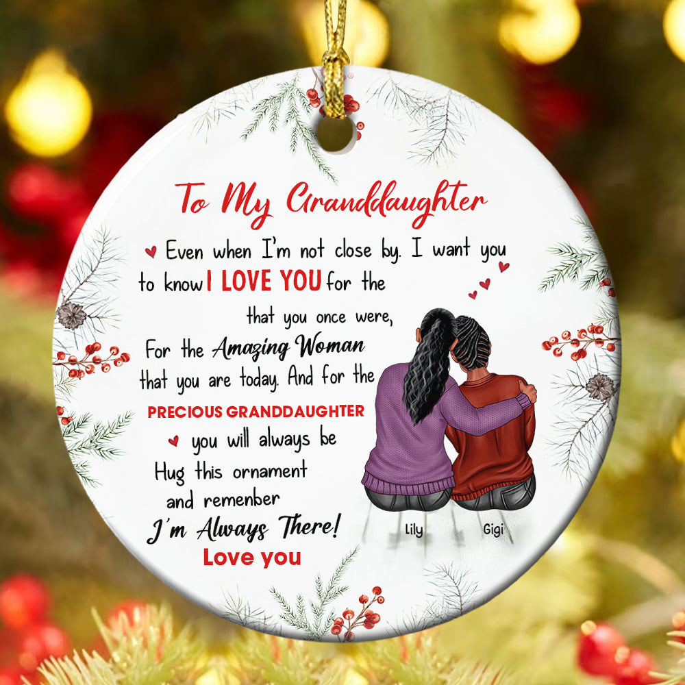 Personalized Gifts For Granddaughter Christmas Ornament 01Acdt011024Tm - Image 4