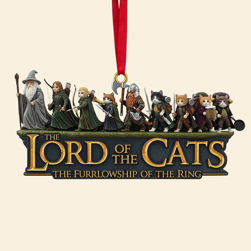 Fantasy Cat Gang Christmas Ornament, Personalized Gifts For Cat Lovers 04Qhtn050925 - Image 5