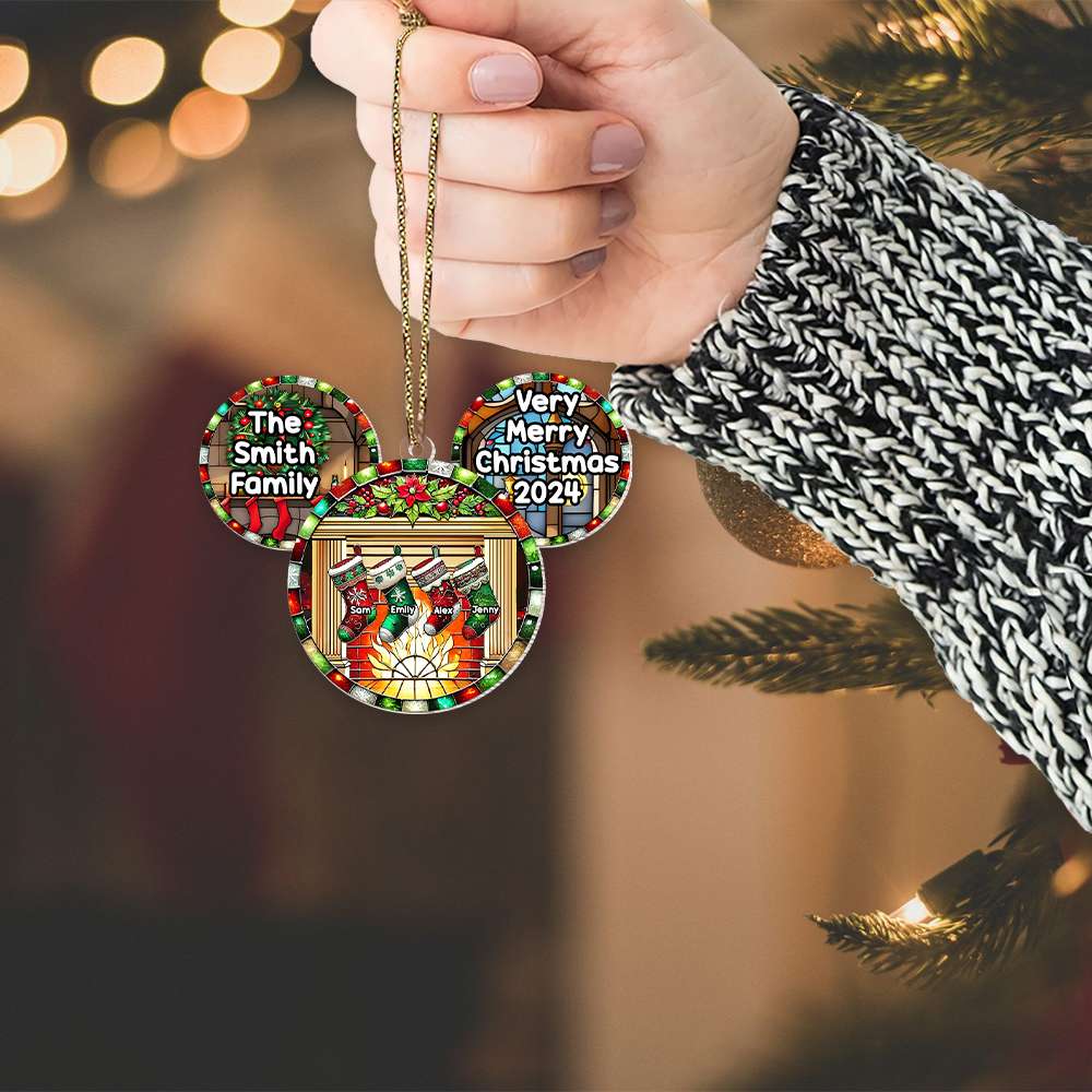Personalized Christmas Gifts For Family Ornament Acrylic 03Xqmh280924 - Image 3