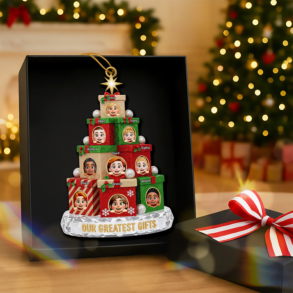 Our Greatest Gifts Christmas Ornament – Personalized Gifts For Grandparents 01Qhqn061025 - Image 3