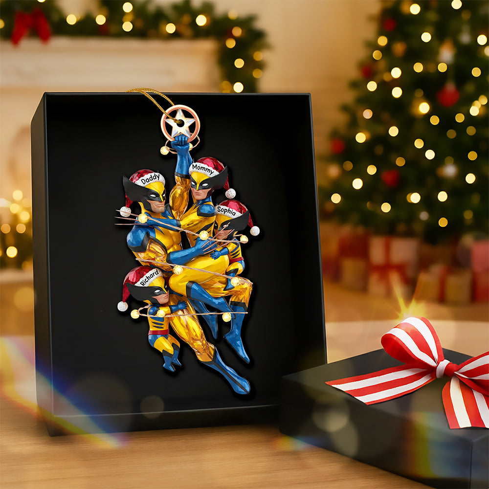 Extra Family Tree Ornament, Personalized Gifts For Family 02Qhqn240925 - Image 2