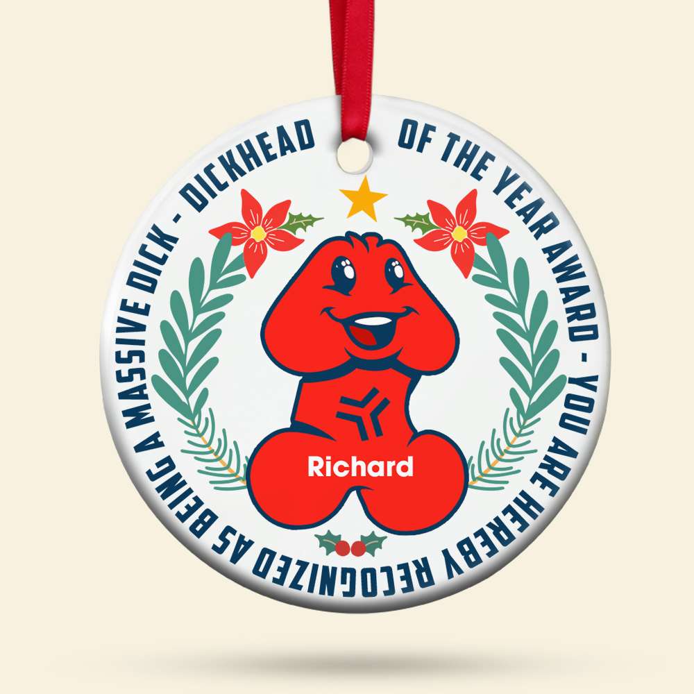Personalized Gifts For Him Christmas Ceramic Ornament 04Acqn030824 - Image 4