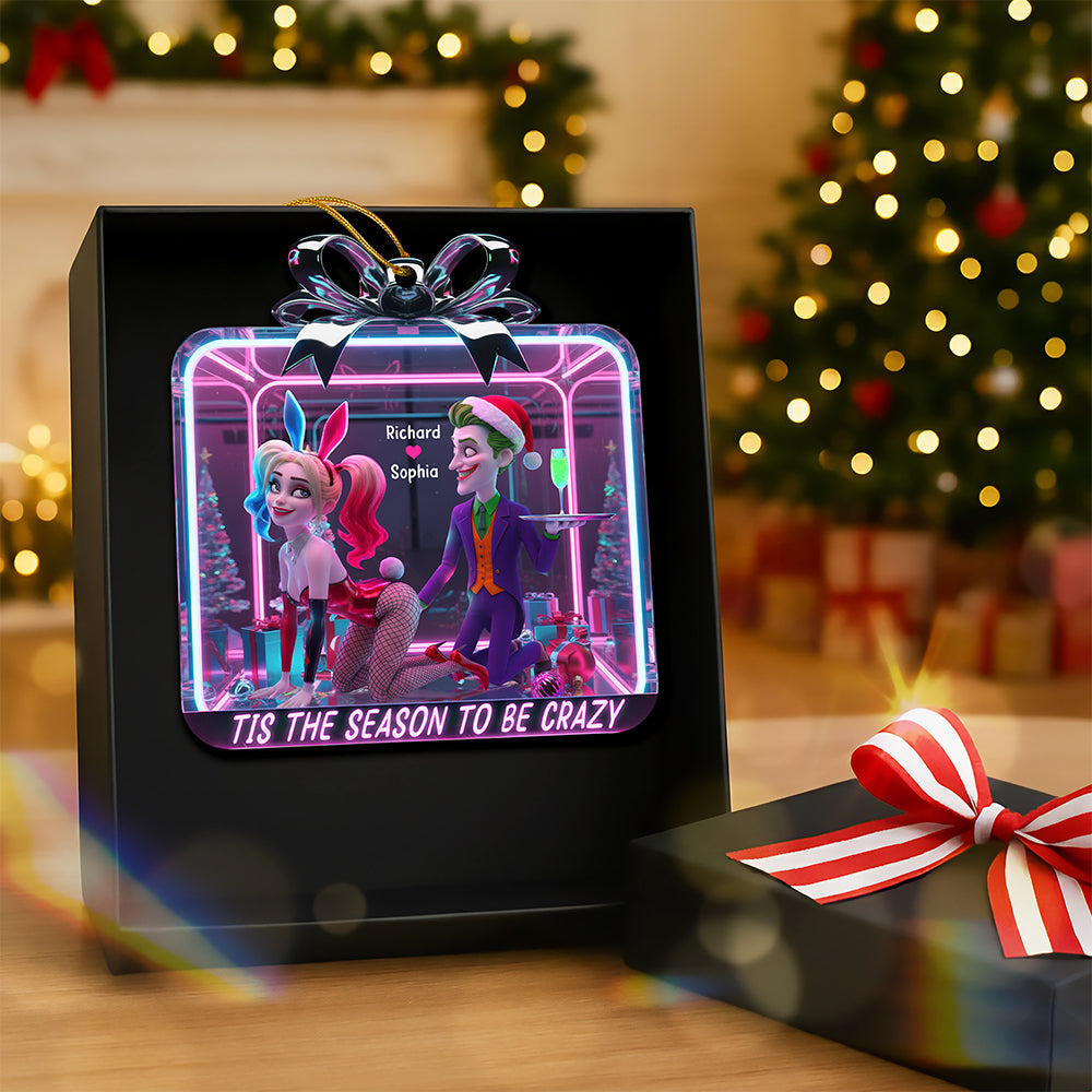 Naughty Couple Christmas Ornament - Personalized Gifts For Couple 02Paqn091025 - Image 2