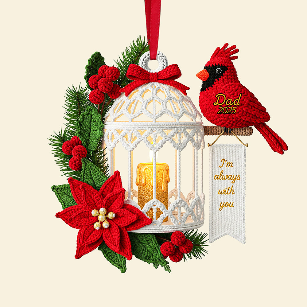 Memorial Cardinal Ornament - Personalized Gifts For Loved Ones 03Nata050925 - Image 4