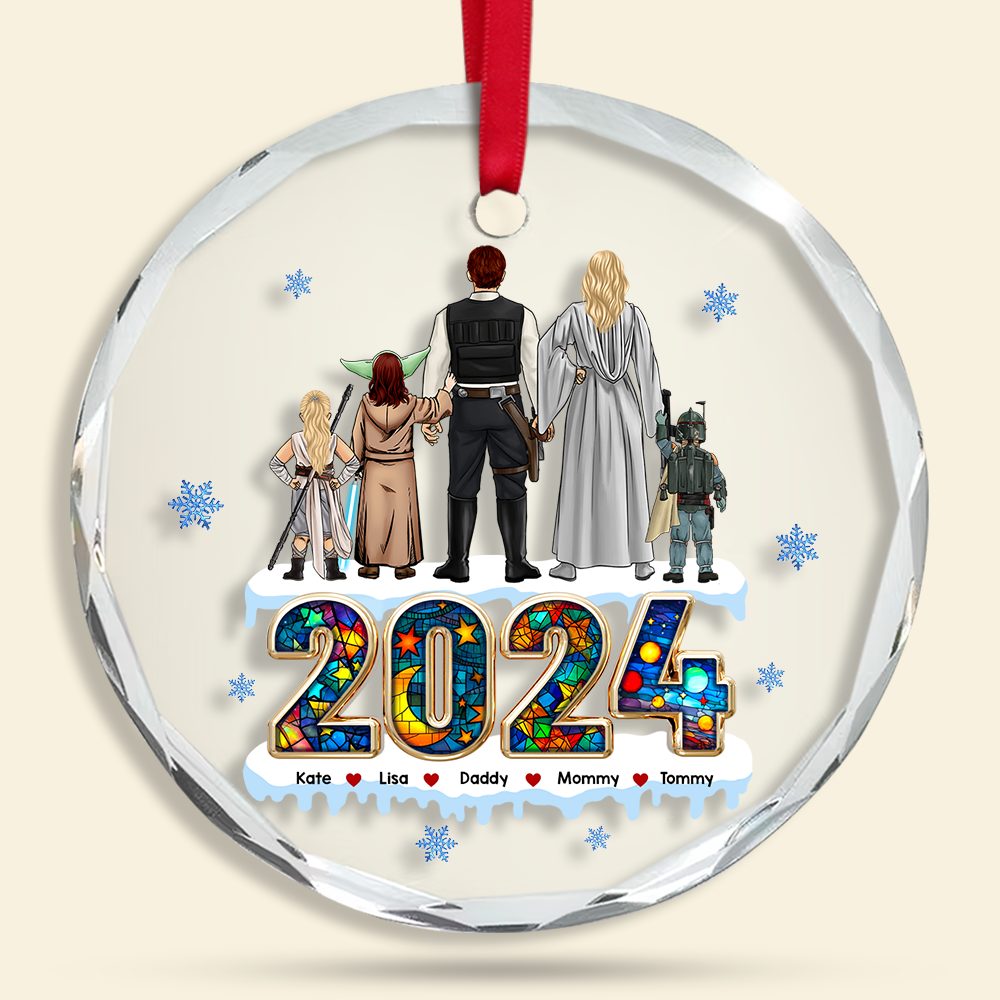 Galaxy Family Ornament - Personalized Gifts For Family - Image 6