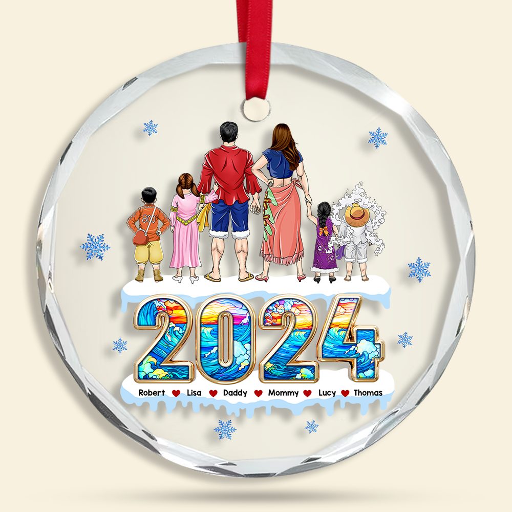 Video Game Family Ornament - Pirate Family - Personalized Gifts For Family - Image 6