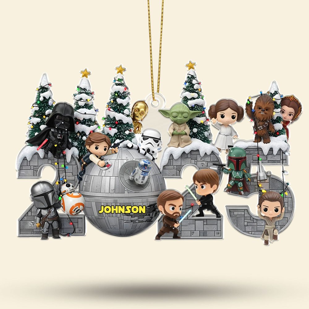 “Merry Christmas From Galaxy Troop!” - Personalized Ornament For Star Wars Fans - Image 3