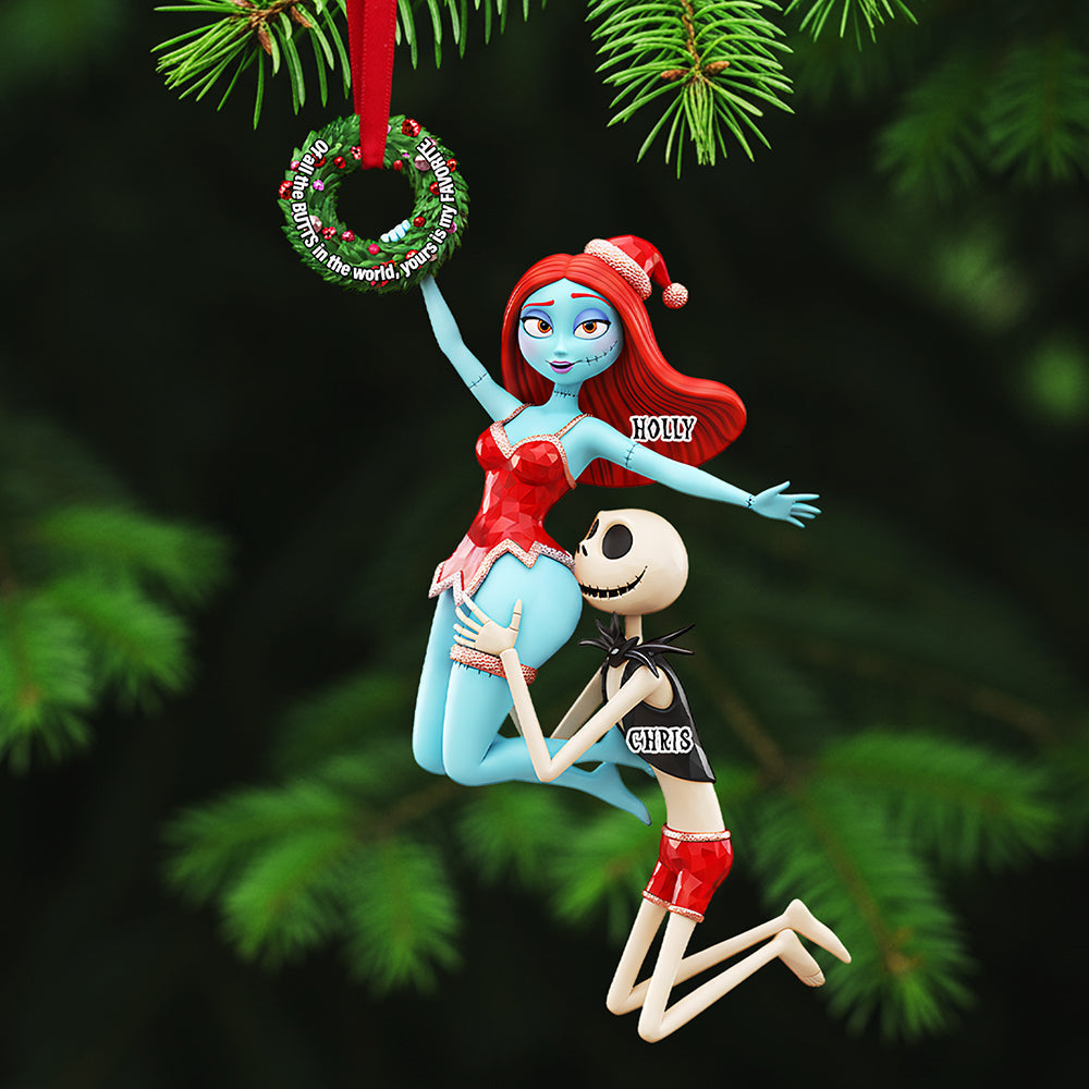You'Re My Favorite - Personalized Naughty Couple Acrylic Ornament
