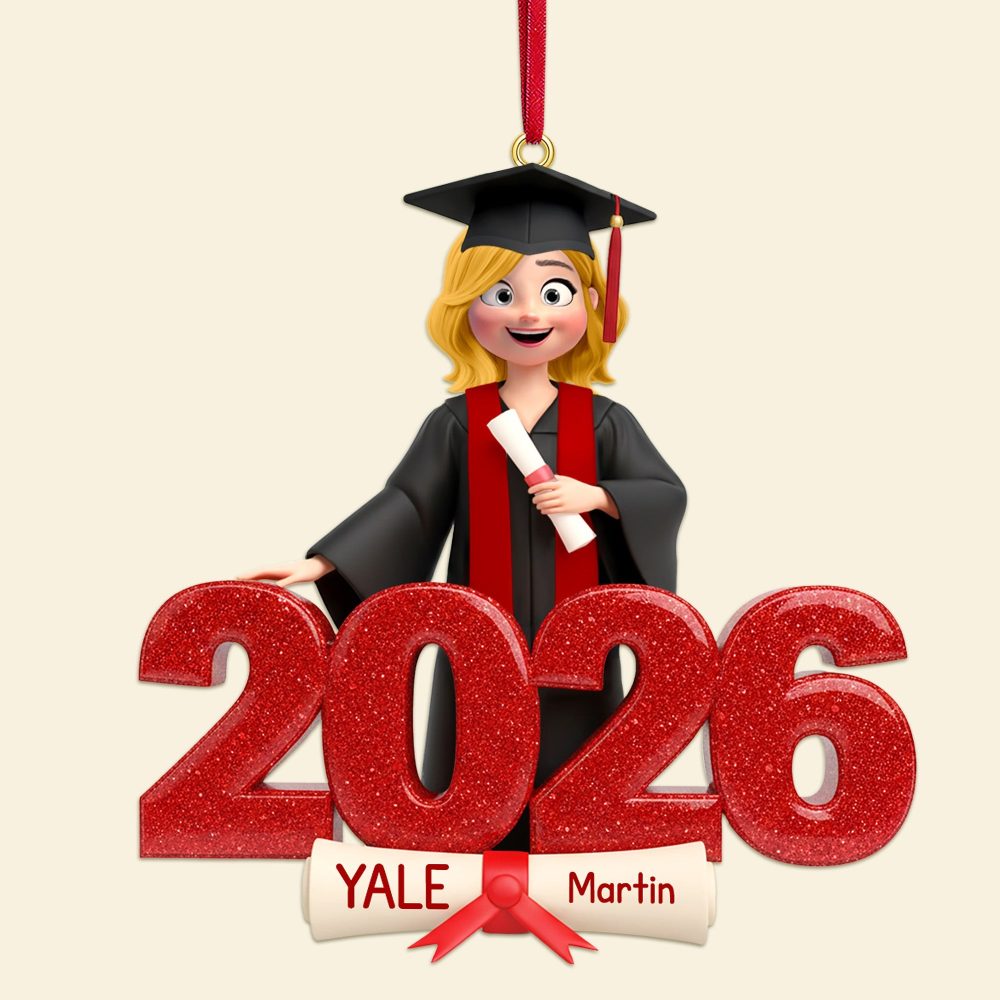 Celebrate Achievement With Personalized Flair - Graduate Ornament, Custom Gift For Graduates And Loved Ones - Image 3