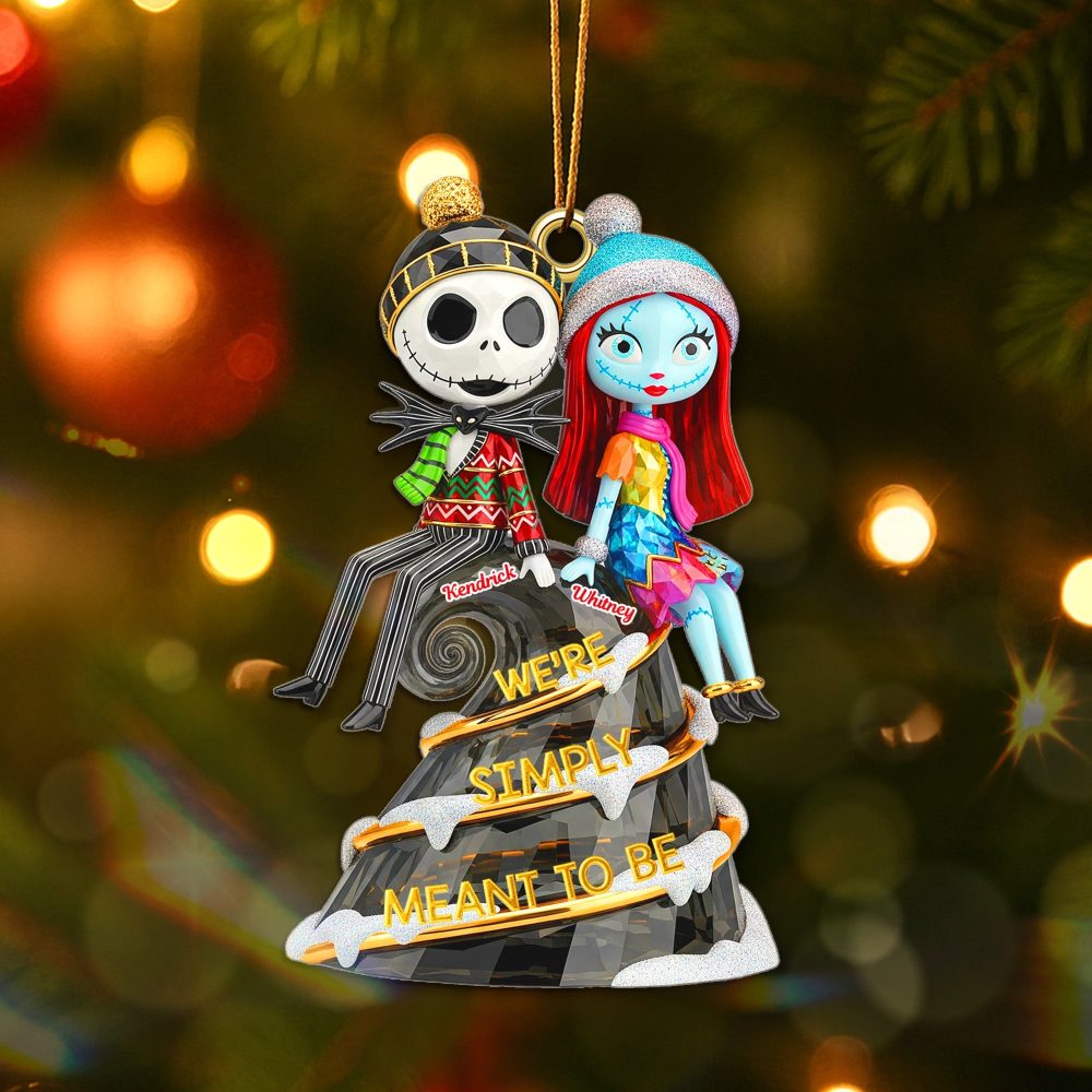 Together Forever: Personalized Custom Acrylic Ornament For Christmas Couples