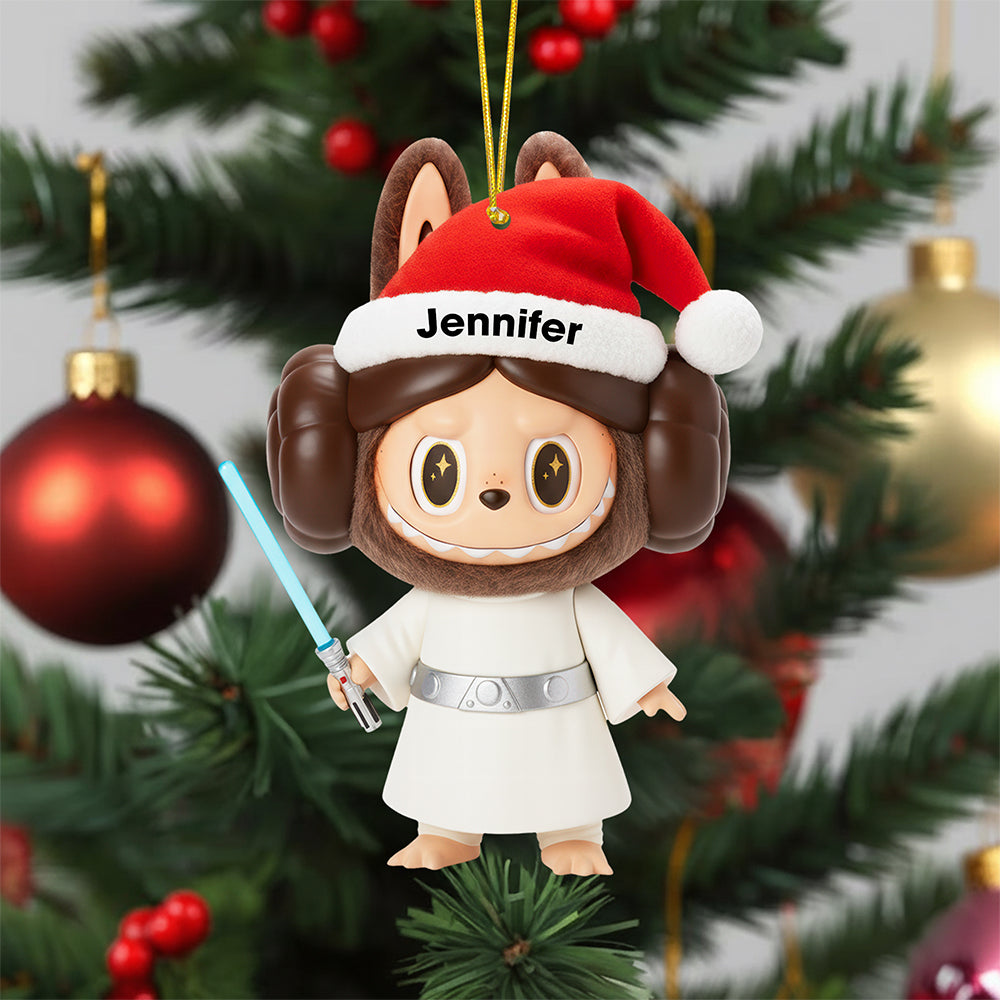 “Celebrate The Cosmos With Our Cute Space Warriors!” – Personalized Christmas Ornament, Perfect Gift For Cosmic Lovers - Image 3