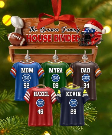 House Divided Family Ornament - A Personalized Touch For Family Unity