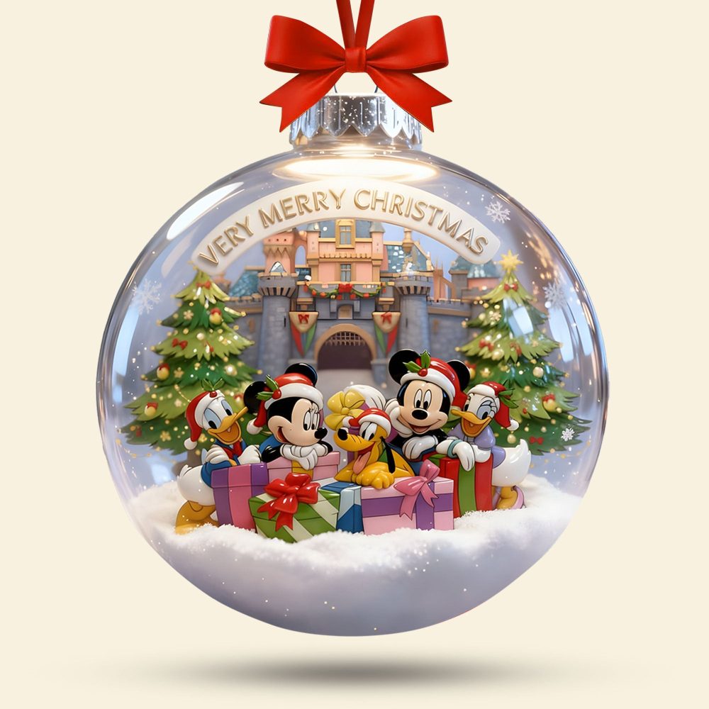 Very Merry Christmas, Celebrate The Season! - Cute Merry Christmas Acrylic Ornament - Personalized Gift For Friends, Family, And Loved Ones - Image 3