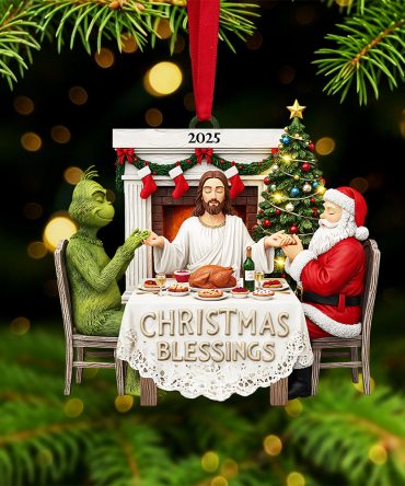 Christmas Blessings - Personalized Gifts For Christians - Unique Christmas Ornament