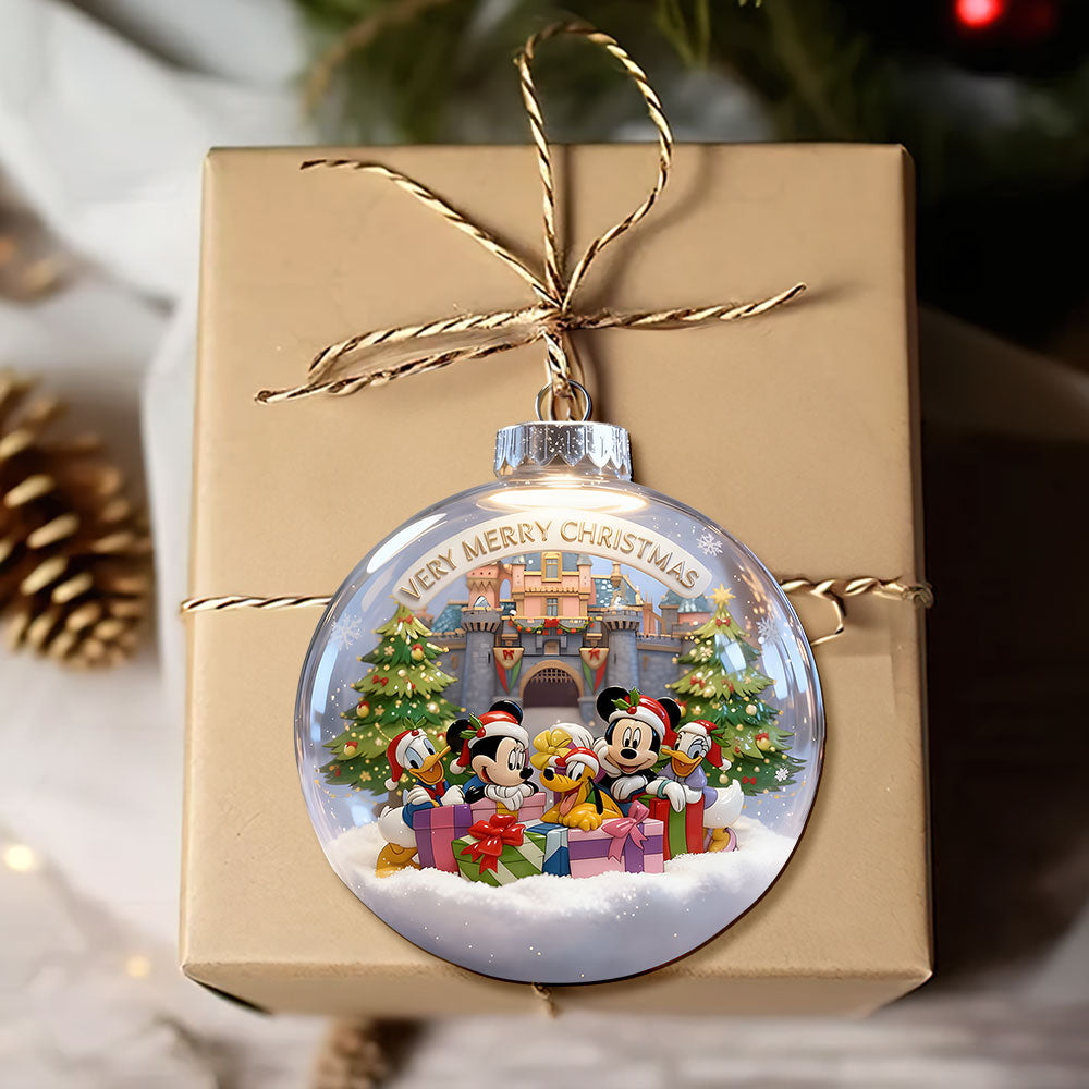 Very Merry Christmas, Celebrate The Season! - Cute Merry Christmas Acrylic Ornament - Personalized Gift For Friends, Family, And Loved Ones - Image 2