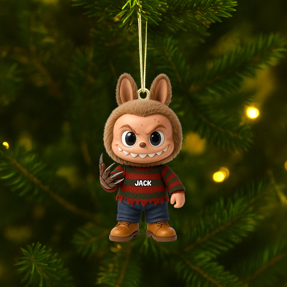 “Celebrate Your Favorite Horrors!” - Iconic Movie Monsters Personalized Christmas Ornament - Custom Gifts For Horror Fans - Image 2