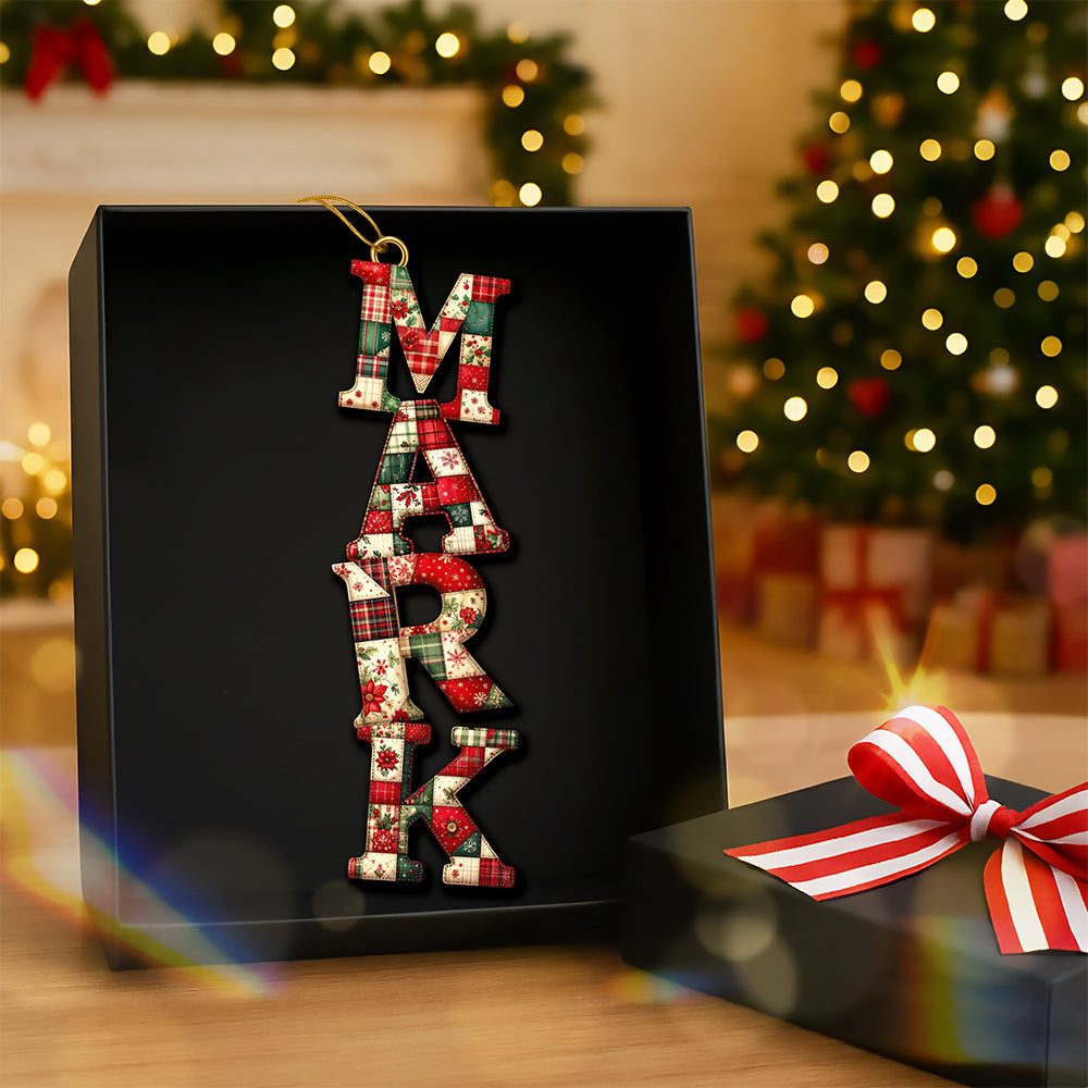 Sewing Alphabet Ornament - A Unique Personalized Christmas Gift For Craft Lovers! - Image 3
