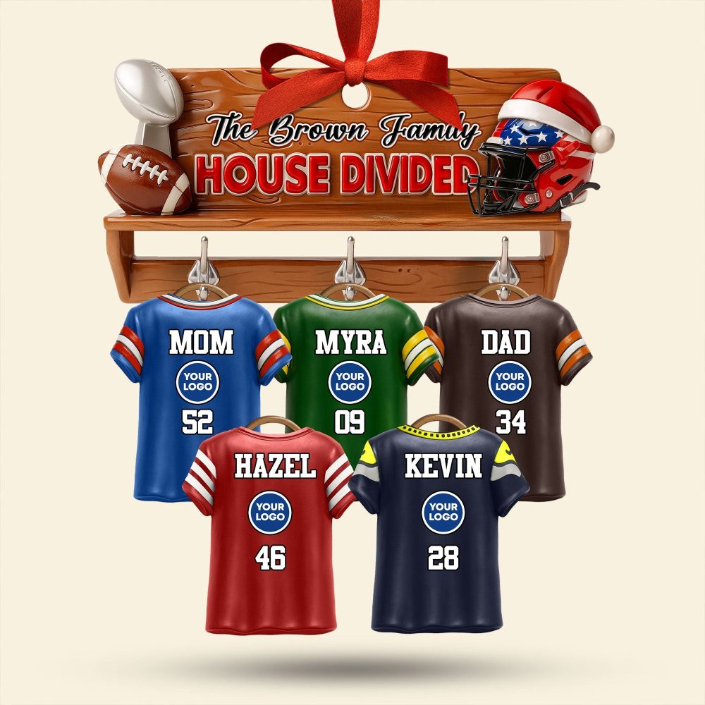 House Divided Family Ornament - A Personalized Touch For Family Unity - Image 4