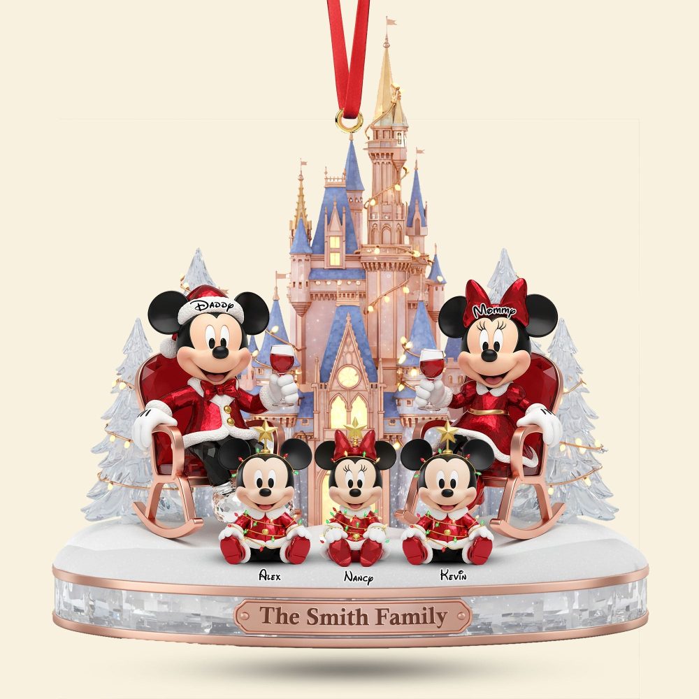 “Celebrate Family Togetherness” - Personalized Family Christmas Ornament - Custom Gift For Parents, Kids, And Loved Ones - Image 4