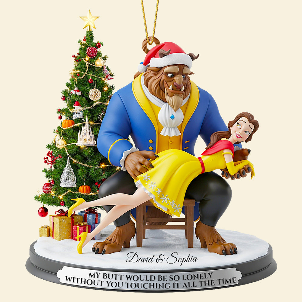 Touch Of Love Christmas Ornament - Personalized Gift For Couples - Image 5