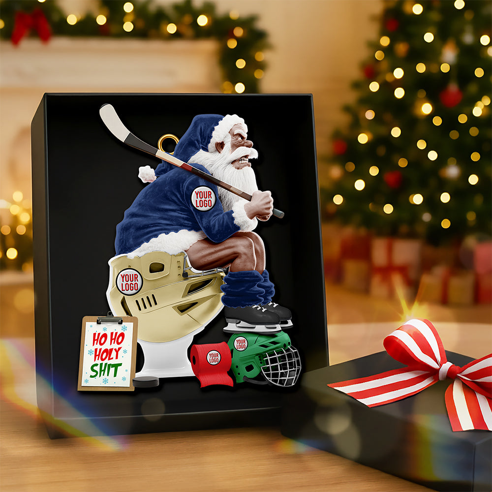 “Celebrate Your Team Spirit!” - Strong Rivalry Sport Lover Ornament - Custom Personalized Gift For Ice Game Fans - Image 4