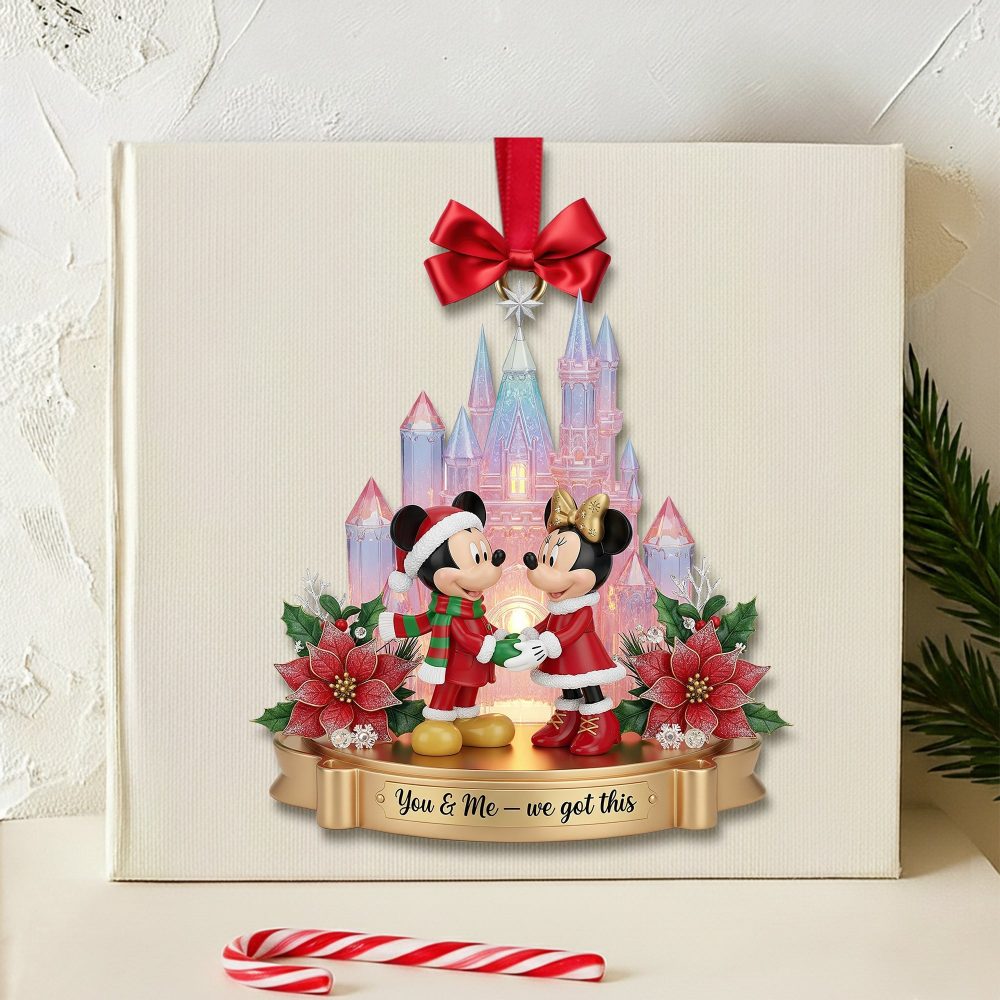 You & Me – We Got This: Fairytale Castle Couple Ornament - Personalized And Custom Gift For Couples - Image 3