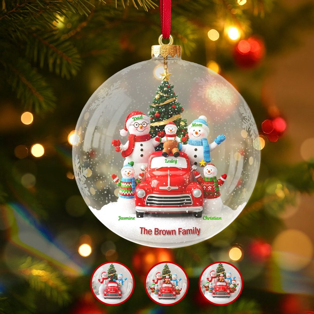 Family Togetherness - Personalized Christmas Ornament - Custom Gift For Families And Loved Ones - Image 3