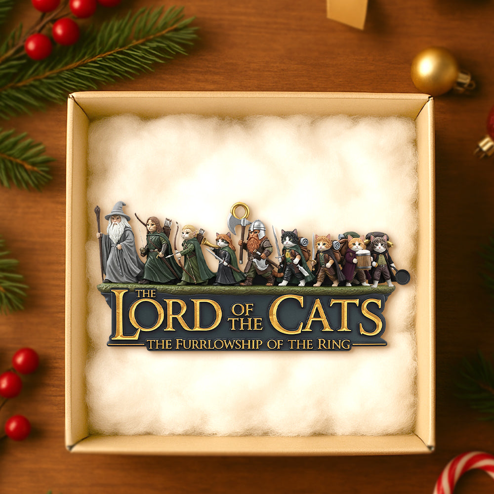 Fantasy Cat Gang Christmas Ornament, Personalized Gifts For Cat Lovers 04Qhtn050925 - Image 3